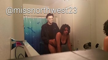 A tanned Arab put an Armenian woman in the toilet and fucked her