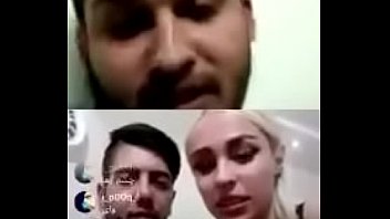 Iranian girl sucks for her boyfriend on live TV